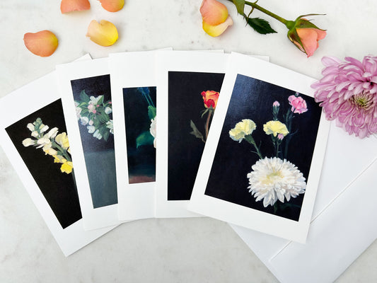 BOXED NOTECARDS | Cut Flowers Collection (set of 5 designs)