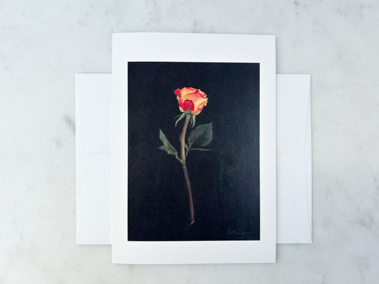 NOTECARD | Rose Suspended