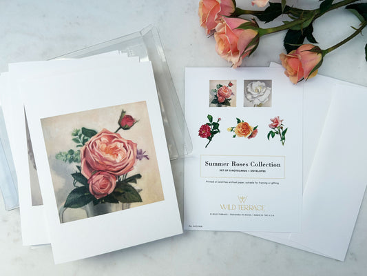 BOXED NOTECARDS | Summer Roses Collection (set of 5 designs)