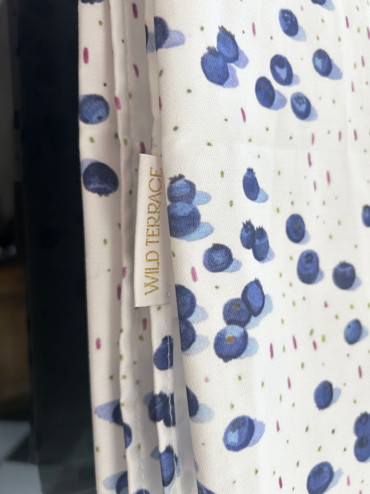 TWILL TEA TOWEL in Blueberry Confetti