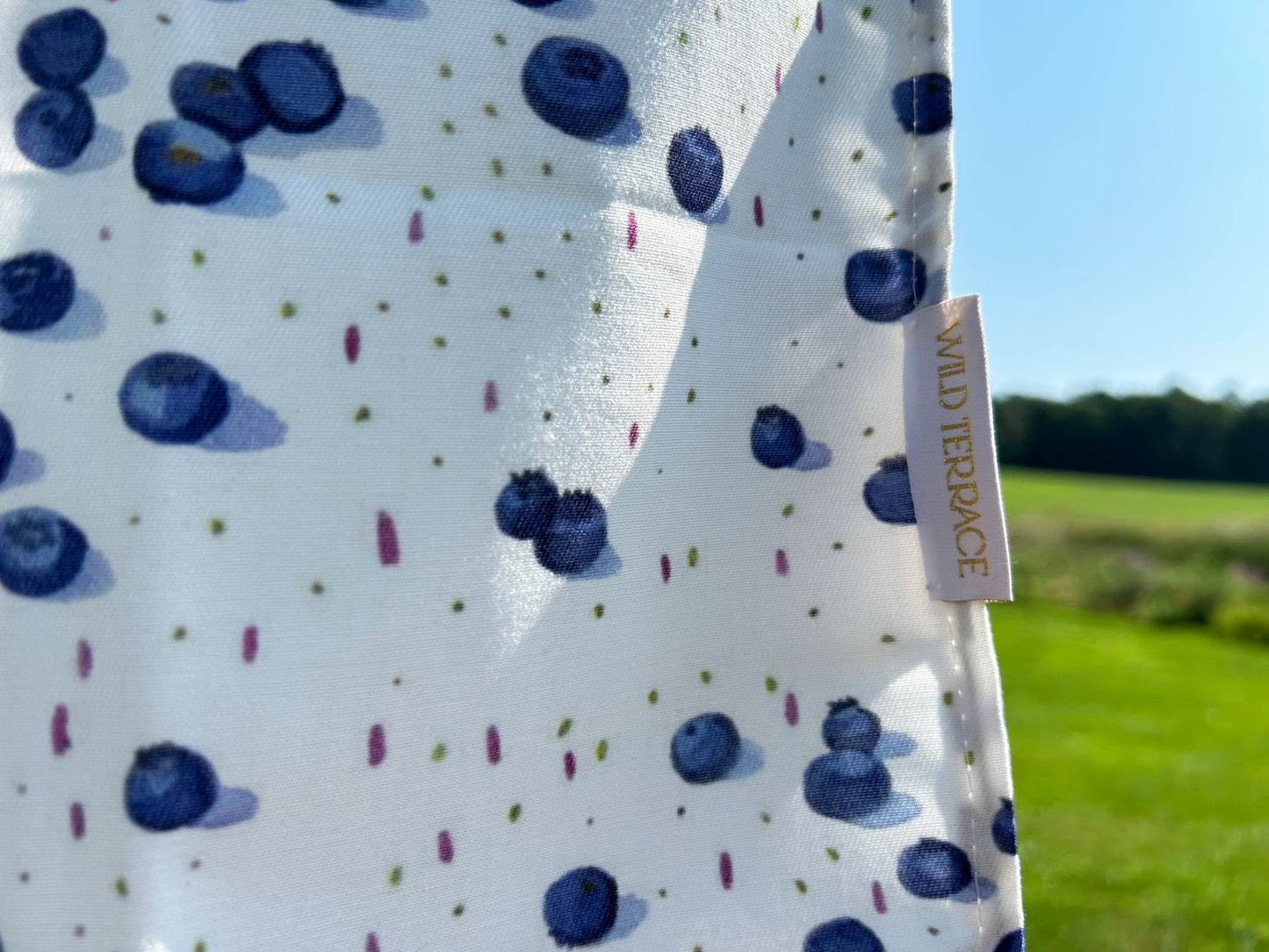 TWILL TEA TOWEL in Blueberry Confetti