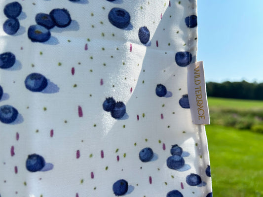 TWILL TEA TOWEL in Blueberry Confetti