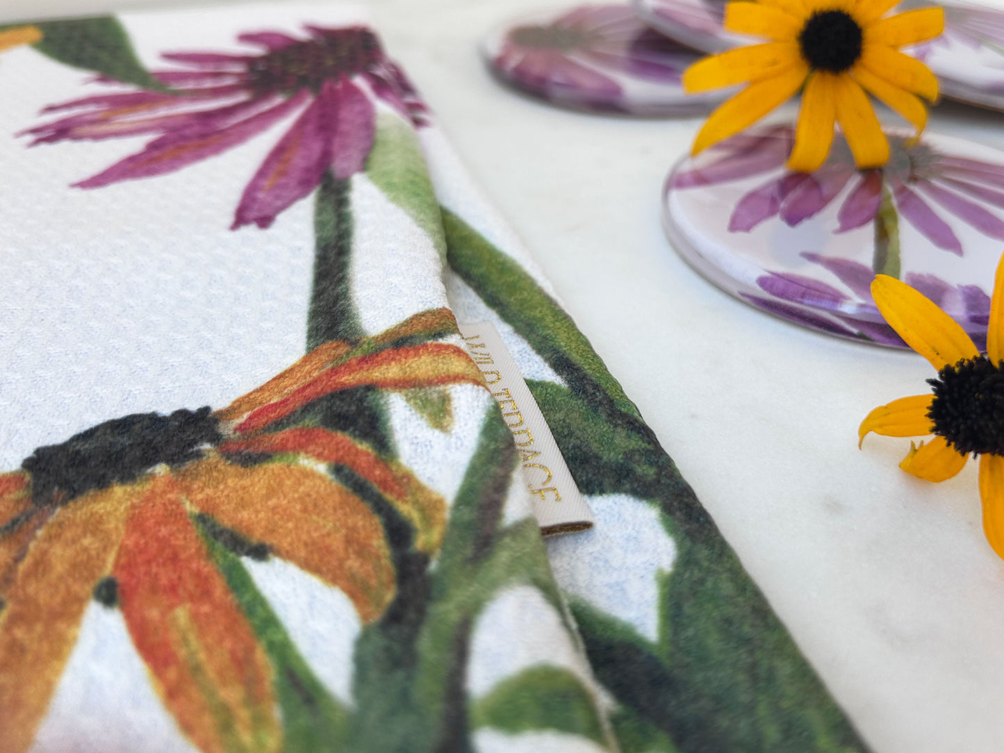 DISH TOWEL in Coneflower Mix