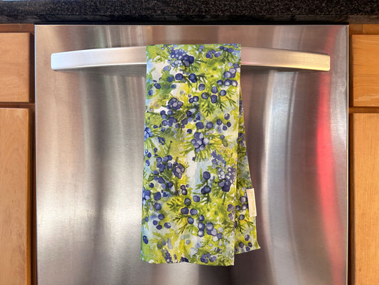TWILL TEA TOWEL in Juniper Berries