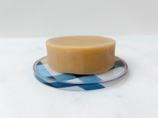 SOAP COASTER in Coastal Wheat Plaid
