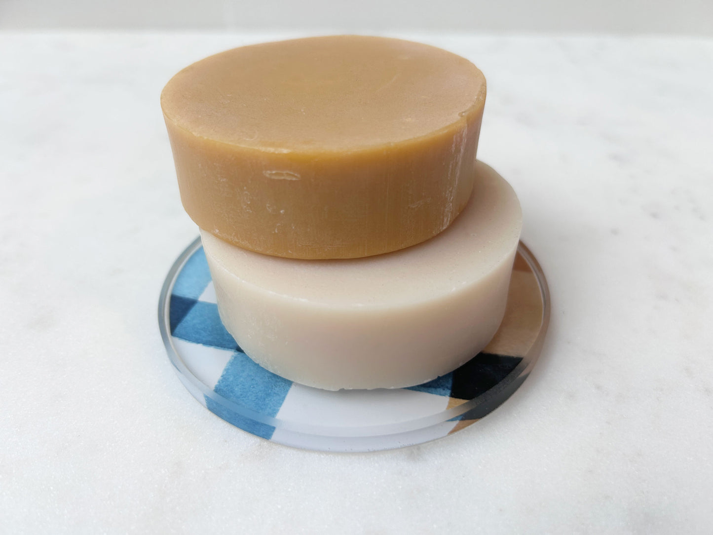 SOAP COASTER in Coastal Wheat Plaid
