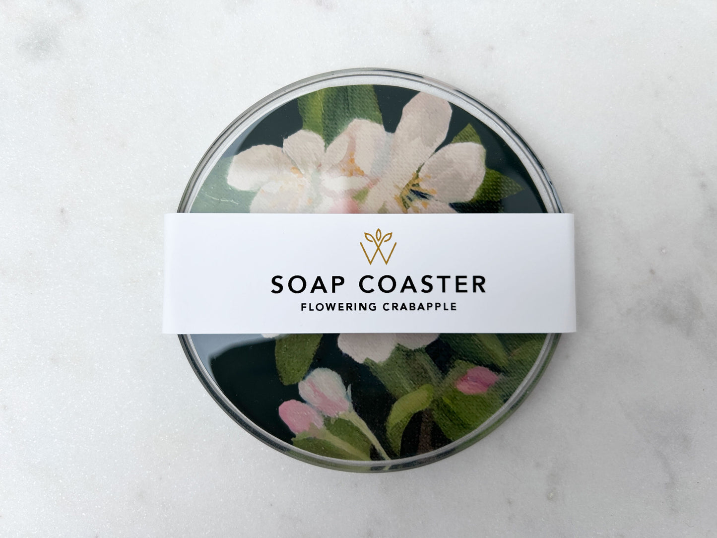SOAP COASTER in Flowering Crabapple