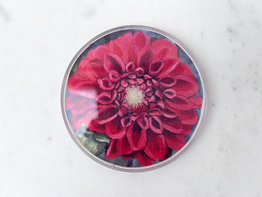 SOAP COASTER in Red Dahlia