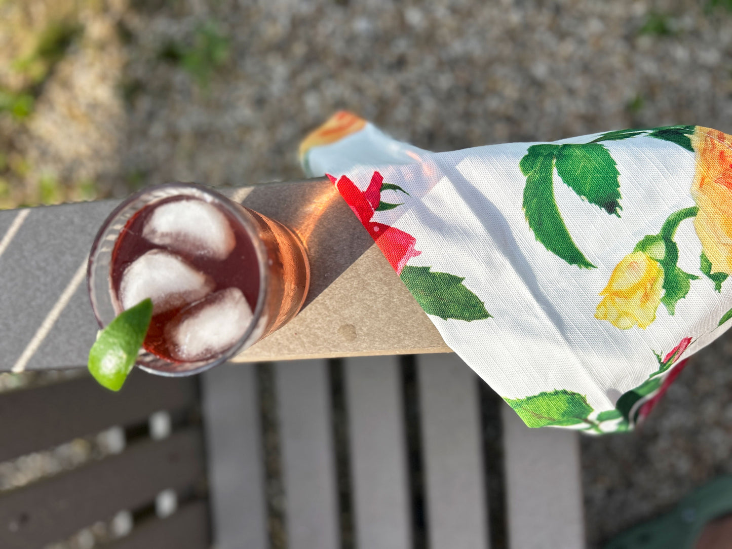 TEA TOWEL in Rose Garden