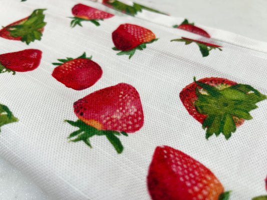 TEA TOWEL in Strawberry Spill
