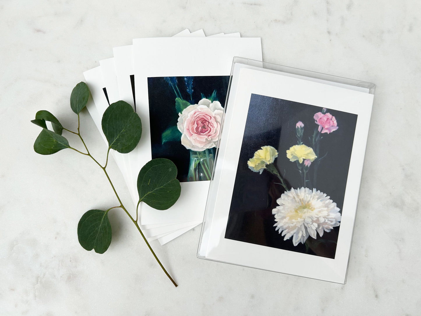 Cut Flowers Collection (set of 5 notecard designs)