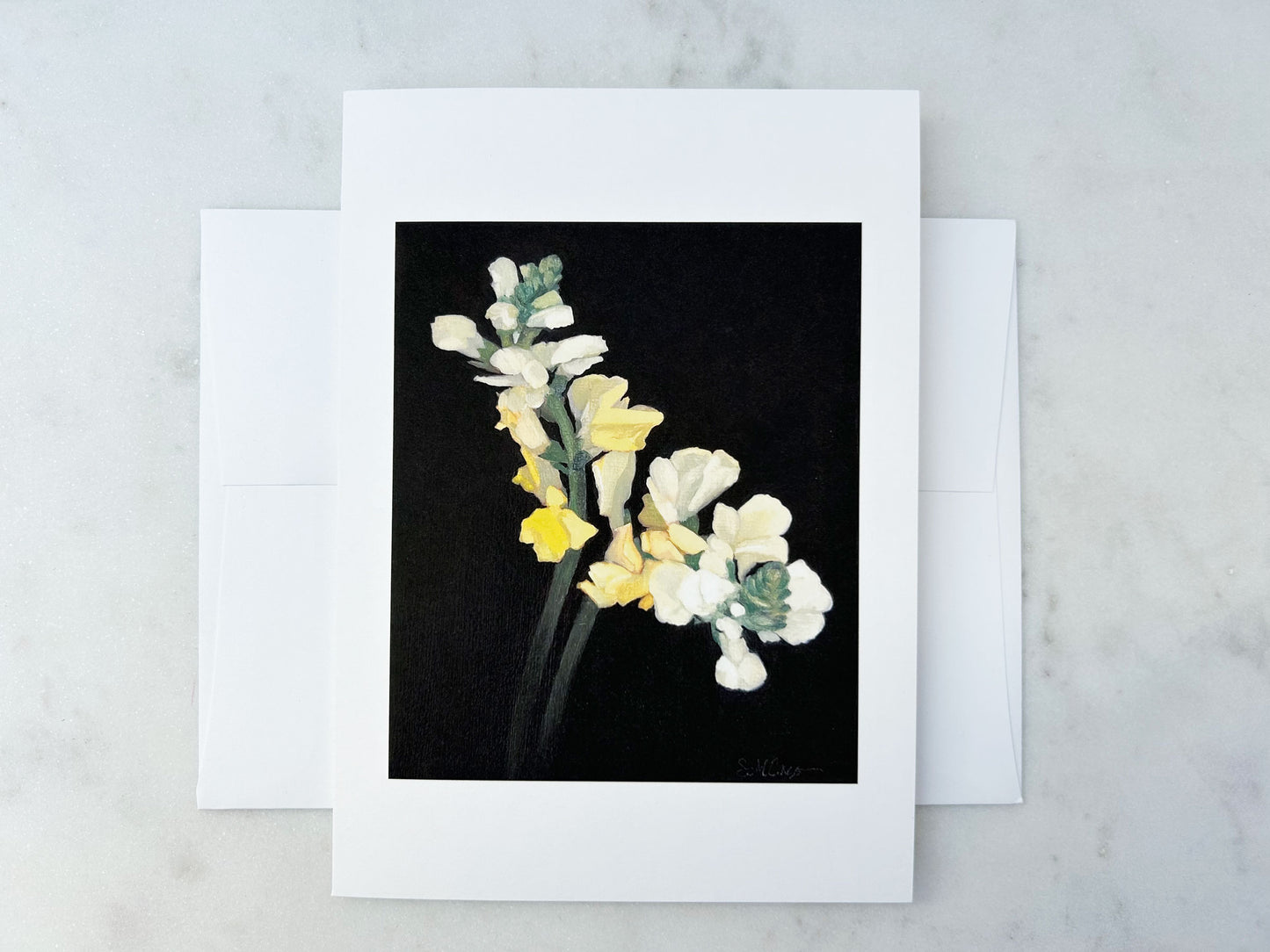 Snapdragon, Reach Floral Notecard
