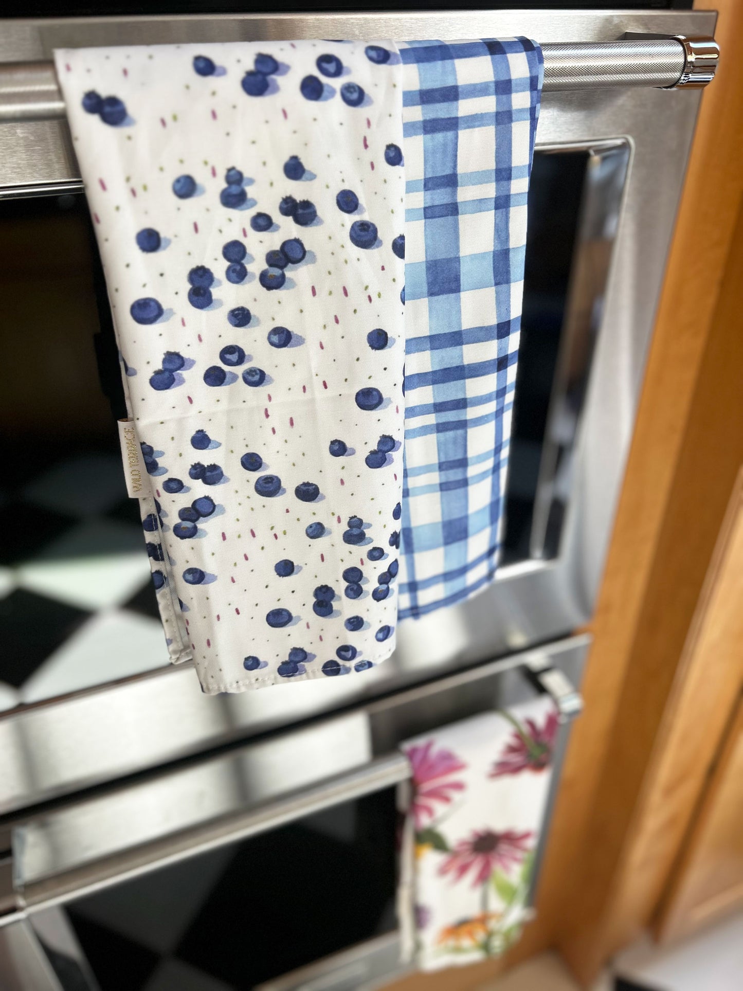 Blueberry Confetti Luxe Twill Tea Towel