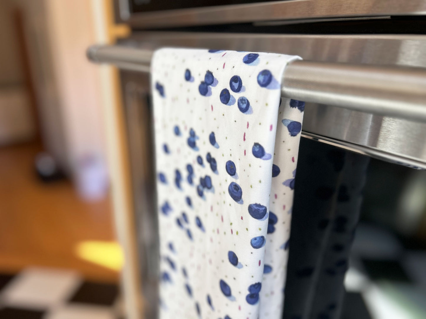 Blueberry Confetti Luxe Twill Tea Towel