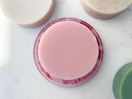SOAP DISH in Pink Peony