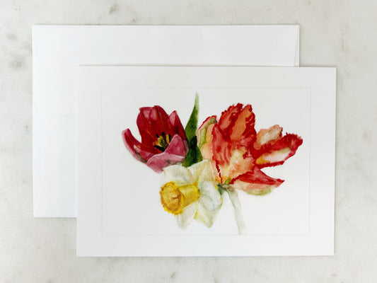 May Bouquet Floral Notecard