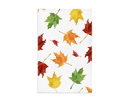 Sugar Maple Leaves Dish Towel