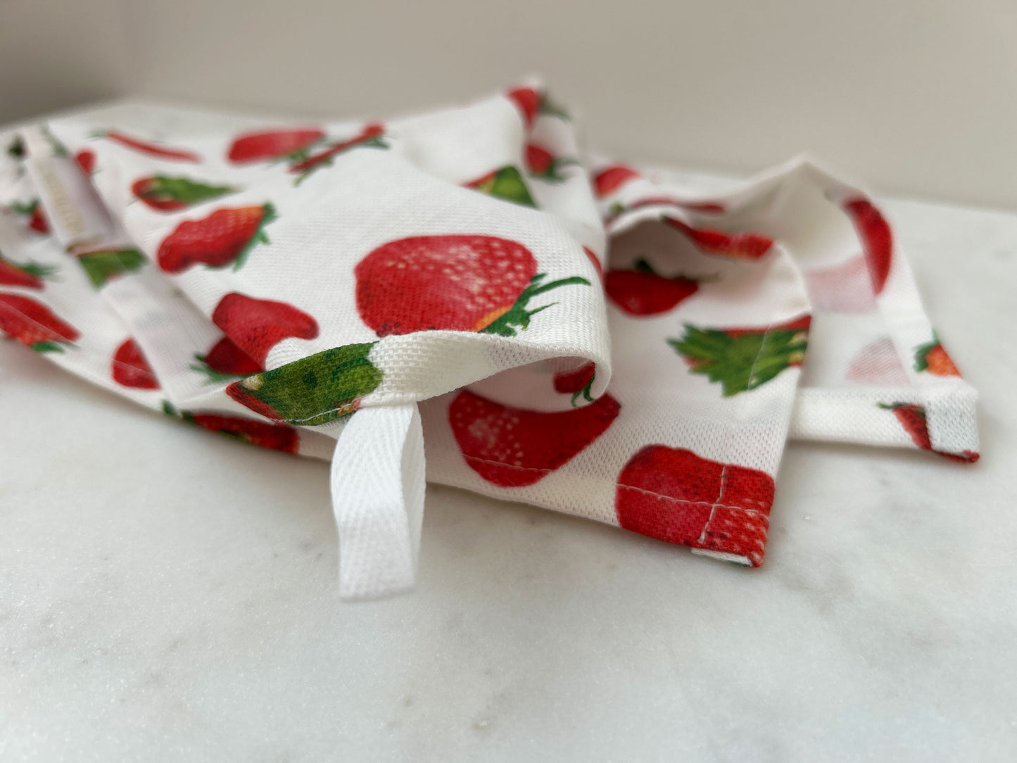 TEA TOWEL in Strawberry Spill